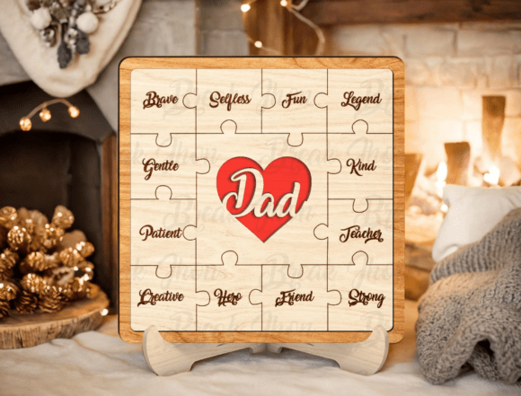 Papa Rompecabezas Creativo Digital